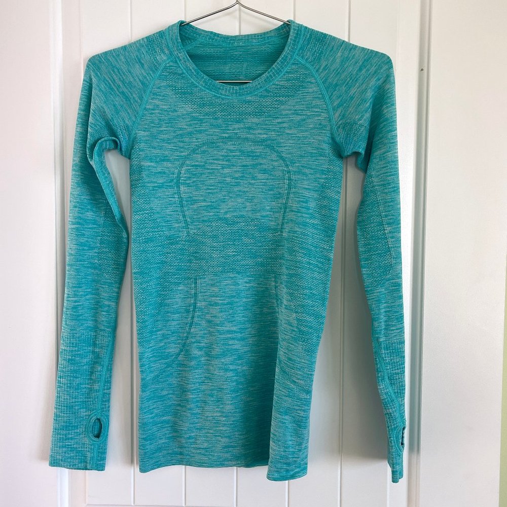 Lululemon Swiftly Tech Long-Sleeve T-Shirt Heathered Teal